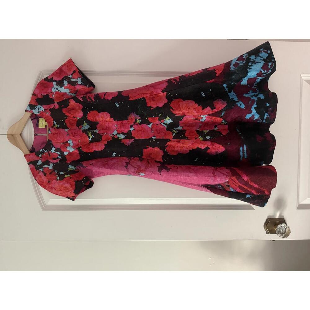 Tracy Reese Floral Fit and Flare Dress Versailles